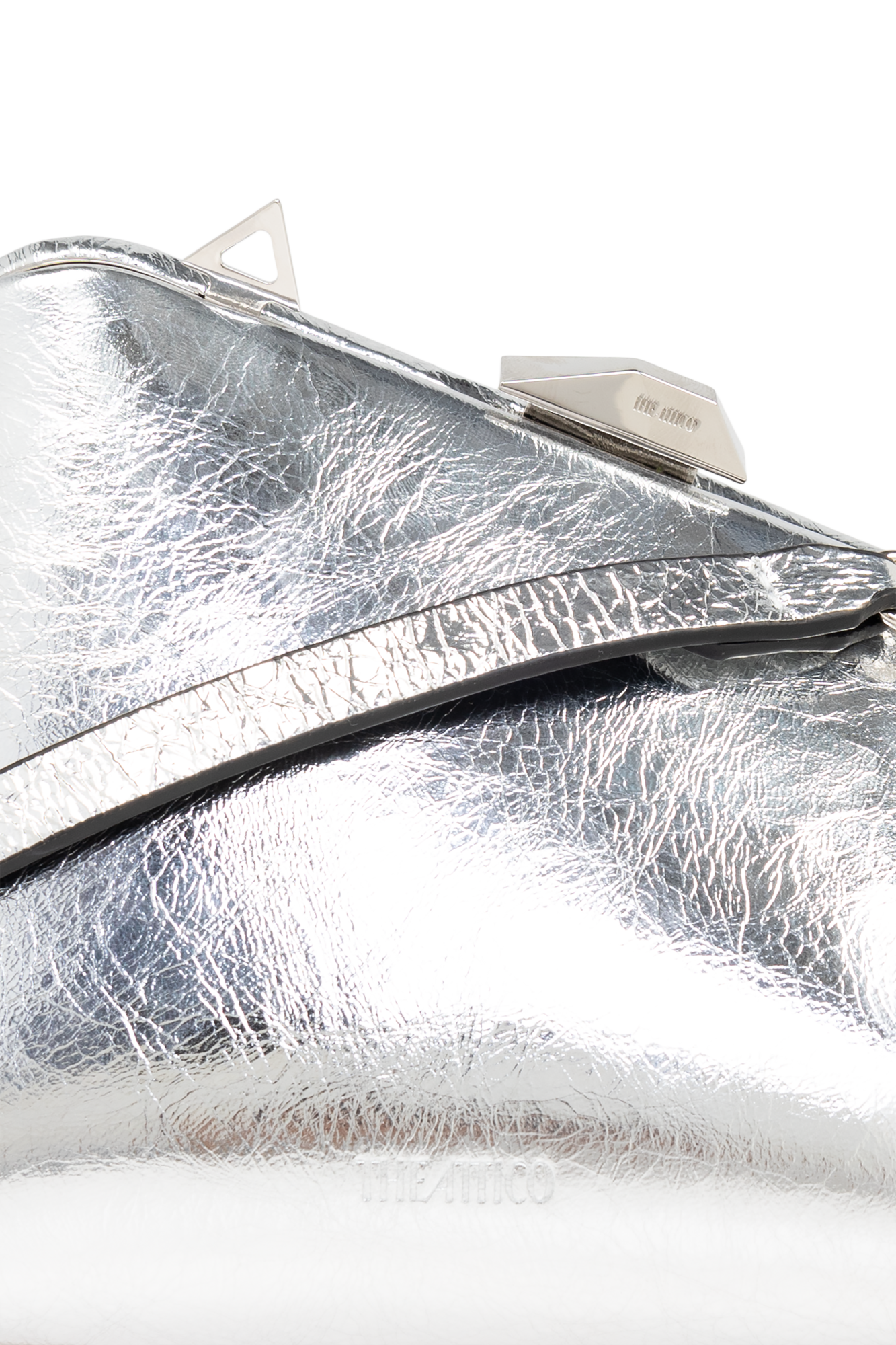 ショルダーバッグ・ポシェット THE ATTICO Woman Shoulder bag Silver 241WAH00042PUR001AA 002 The Attico Small La Passeggiata Shoulder Bag | Silver | FARFETCH